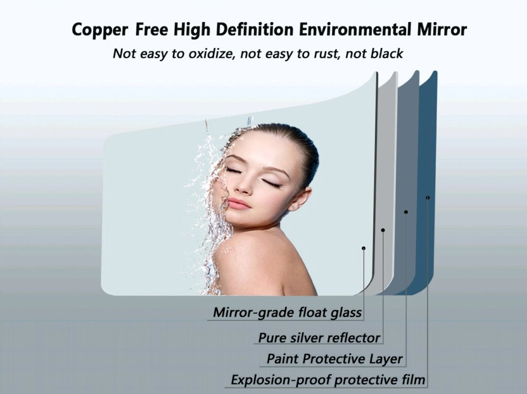 Copper Free Environmental Friendly Mirror LED Mirror Full-Length Dressing Mirror