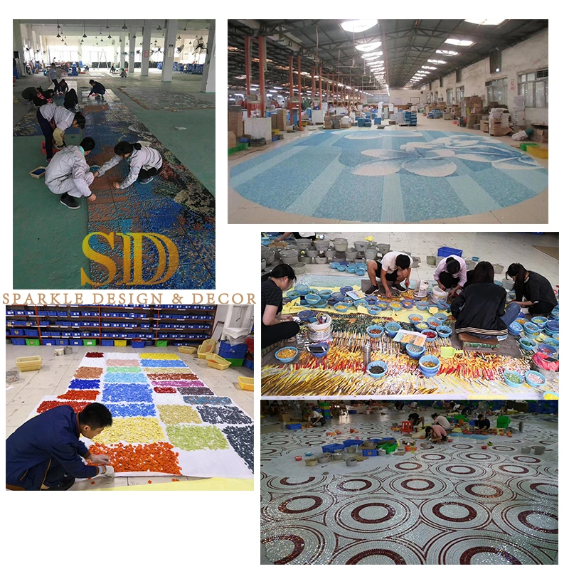 Hand Made Customized Religious Glass Mosaic Murals Last Supper for Church