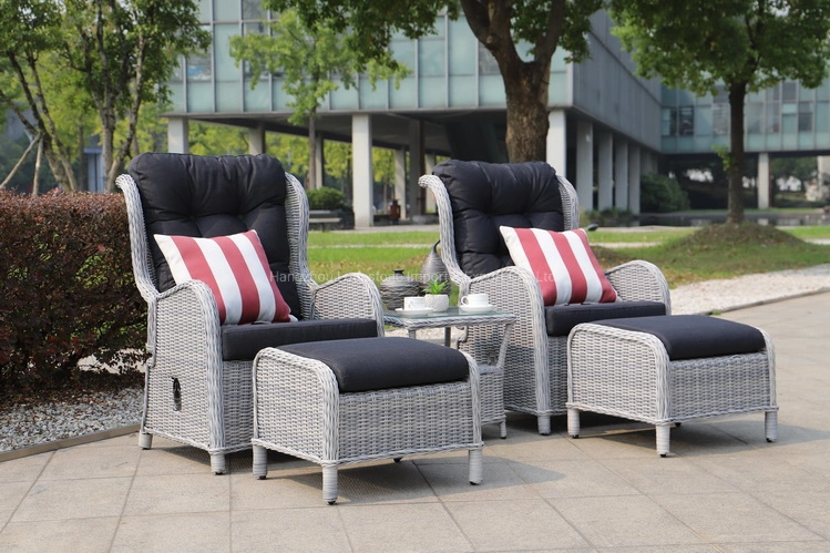 Hot Sale Modern Leisure Style Outdoor Aluminium Patio Sofa Set with Coffee Table