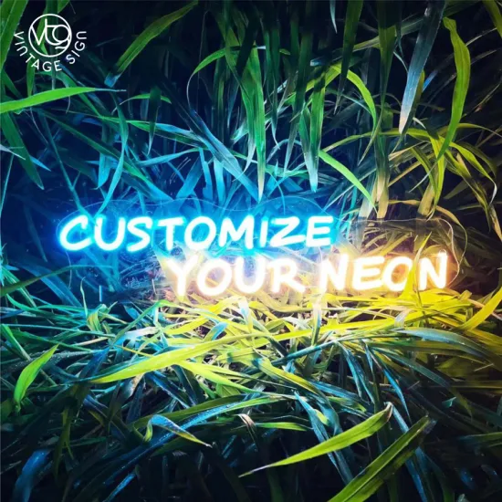 Wholesale China Factory Dropshipping Acrylic Board Customized Personalized Light Name Letter Present Flex LED Custom Neon Sign
